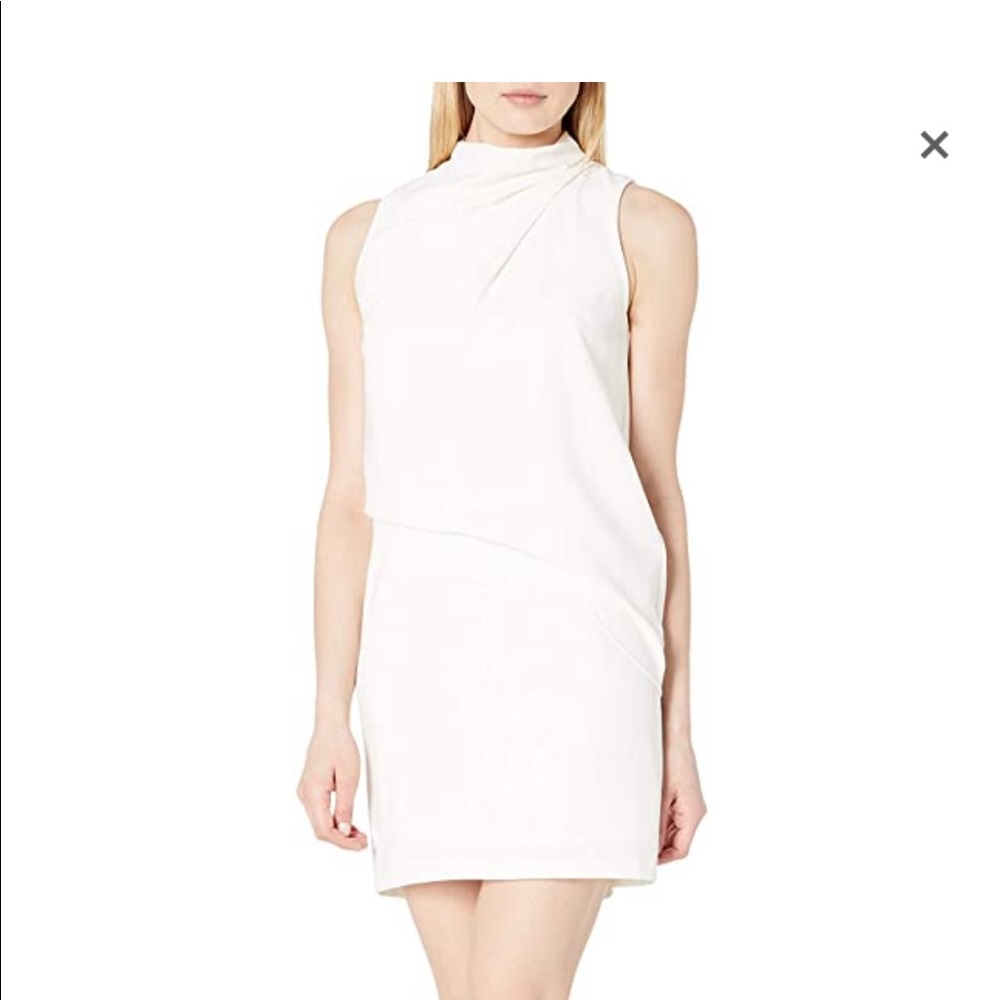 Size 6 white Halston Dress